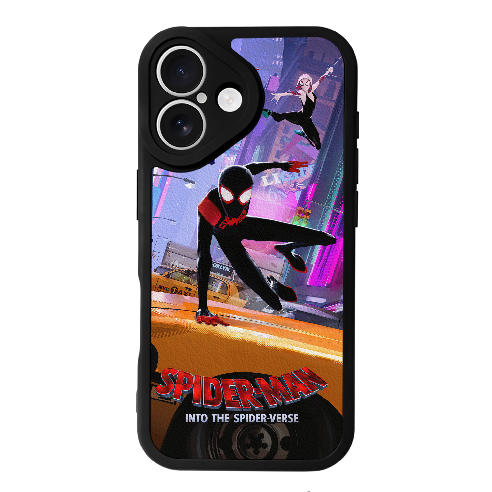 Spider Man スパイダーマン 【iPhone 16シリーズ対応】シリコンスマホケース（レザー調） 材質：シリコン